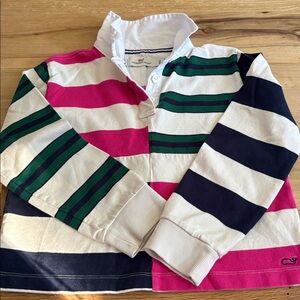 Vineyard Vines girls Multicolor Striped Rugby
